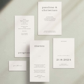 Classic Wedding Invitation